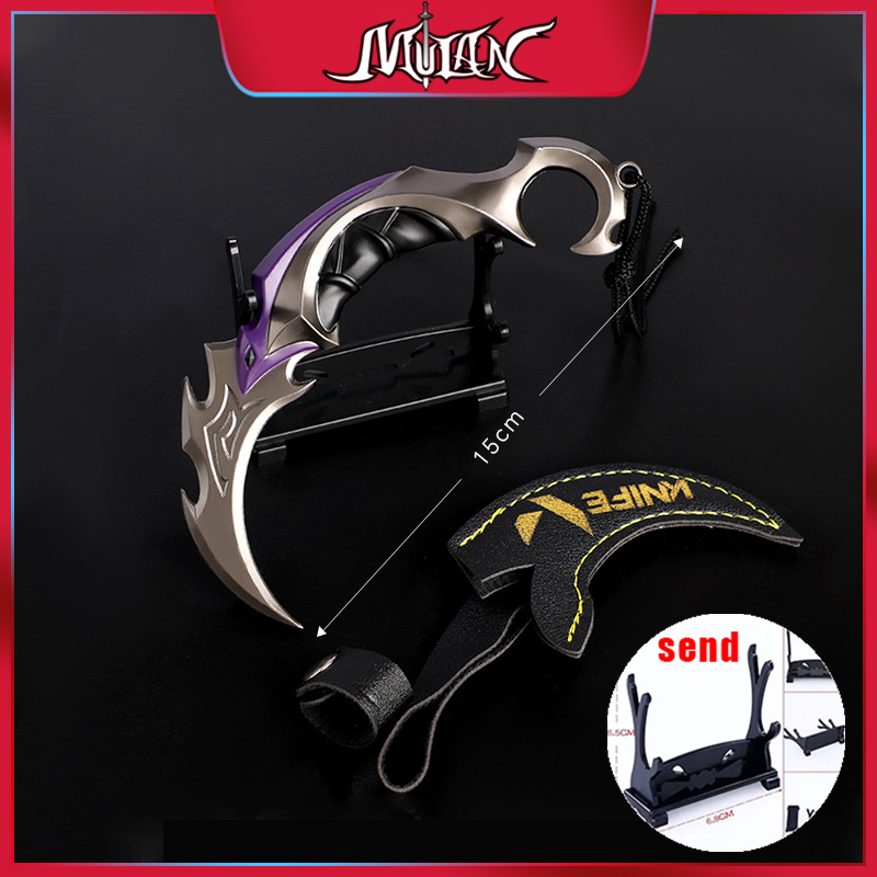 Craft Knife Set - 6inch Valorant EP5 Karambit Metal Craft