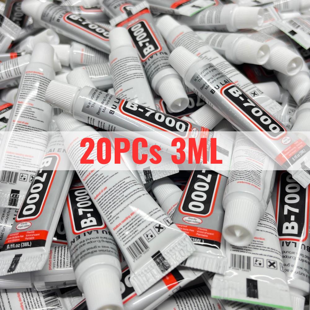 1/5/10/20pcs B7000 3ML Glass P - Contact Cement Glue ulasan dan harga