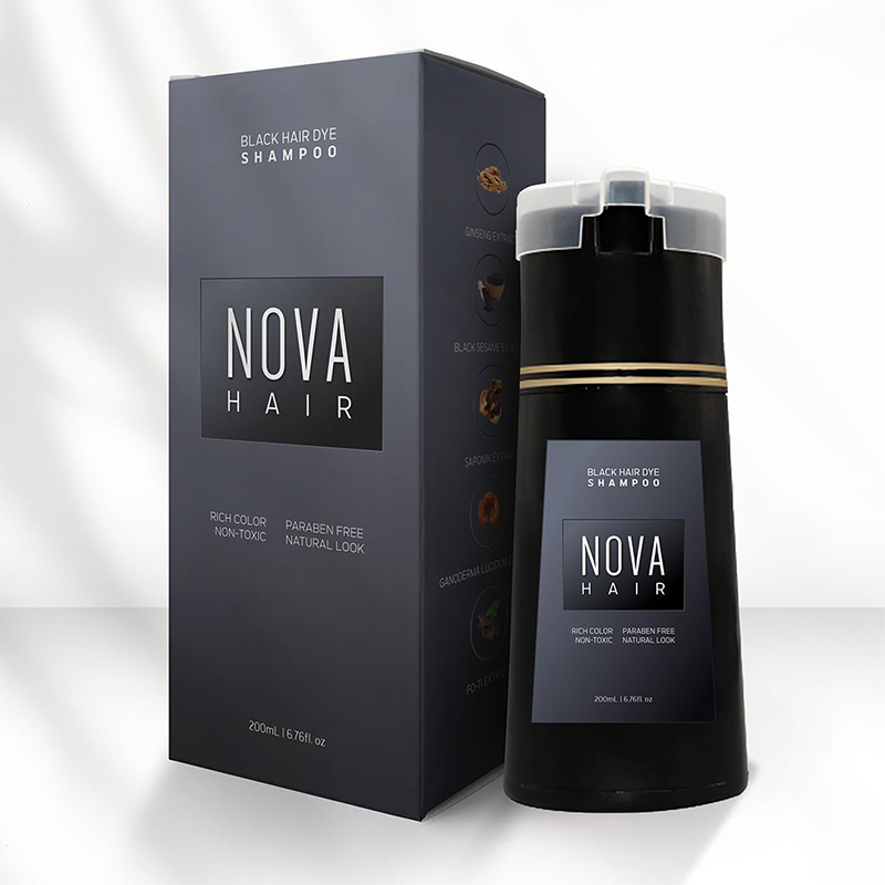 200ml Nova Hair Dye Shampoo Ha - Hair Spray Color ulasan dan harga
