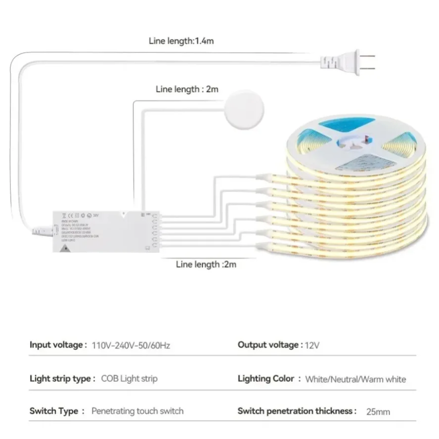 Sync Cabinet Light Smart Senso - Led El Wire ulasan dan harga