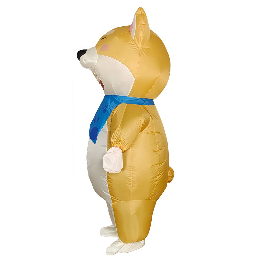 Wear A Scarf Yellow Dog Inflat - Cosplay Prop Business ulasan dan harga