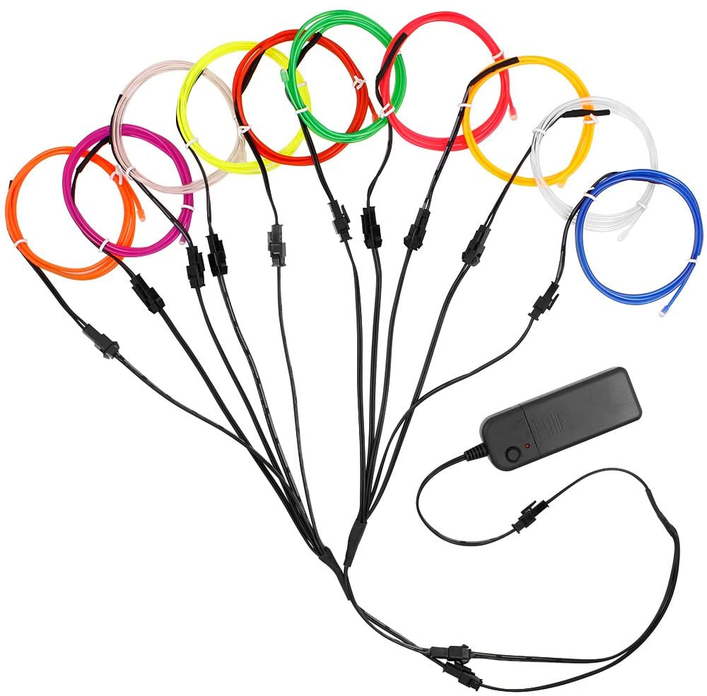 5 in 1 Glow Wire Cable LED Neo - Led El Wire ulasan dan harga