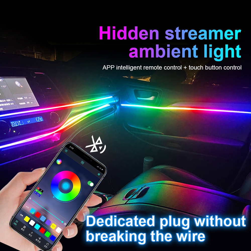 18 in 1 64 Color RGB Symphony  - Led El Wire ulasan dan harga