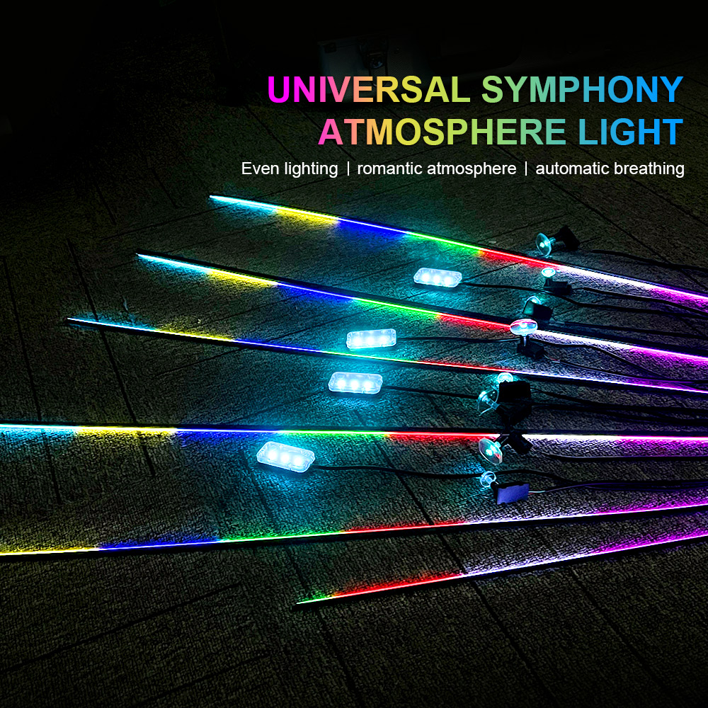 18 in 1 64 Color RGB Symphony  - Led El Wire ulasan dan harga