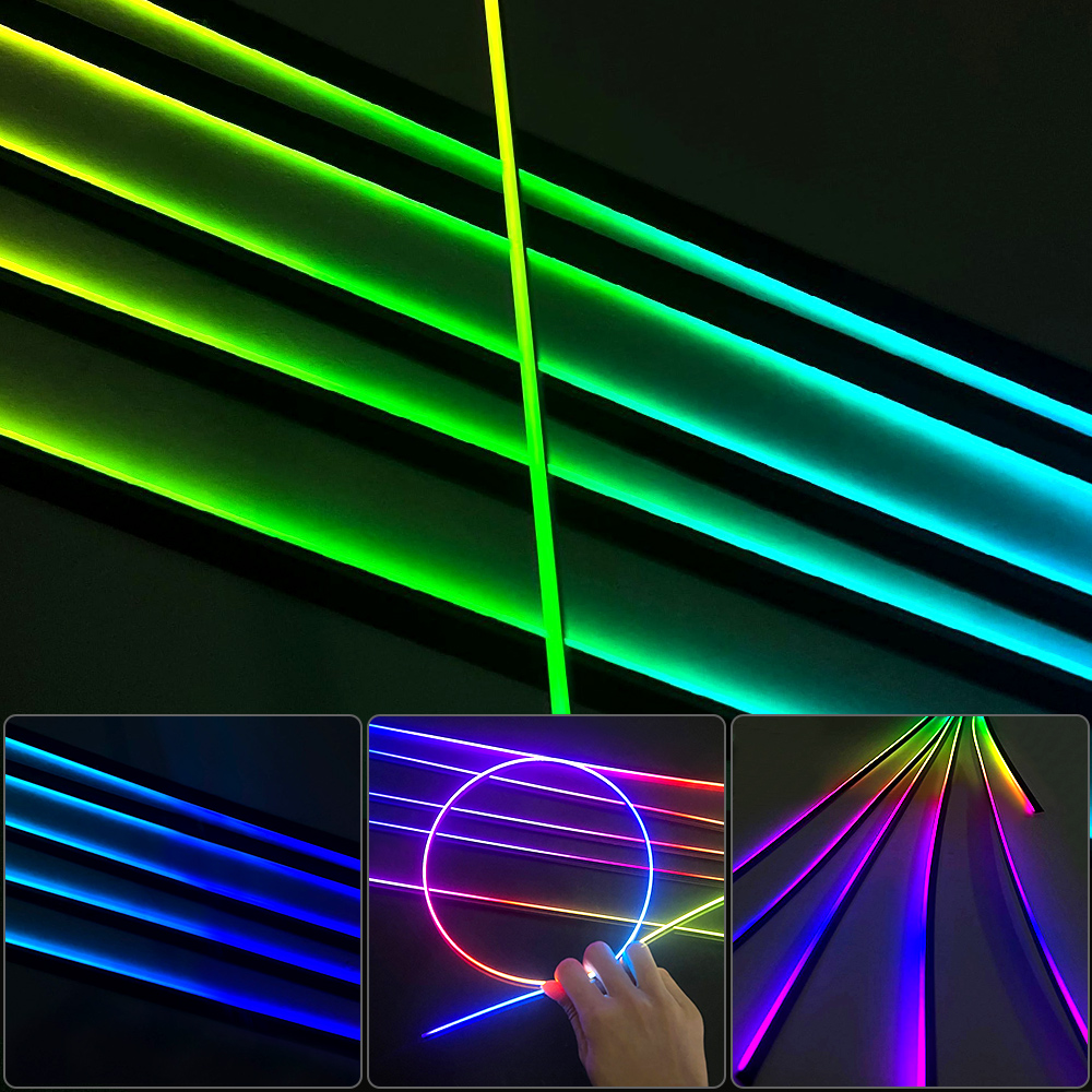 18 in 1 64 Color RGB Symphony  - Led El Wire ulasan dan harga