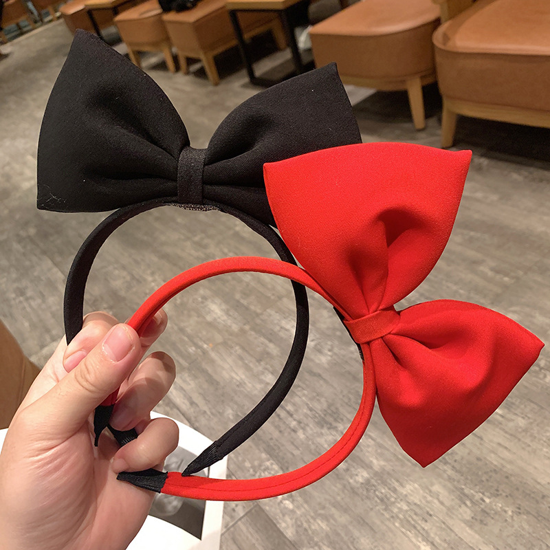 Cute Girls Red Big Bow Headban - Cosplay Floating Prop ulasan dan harga