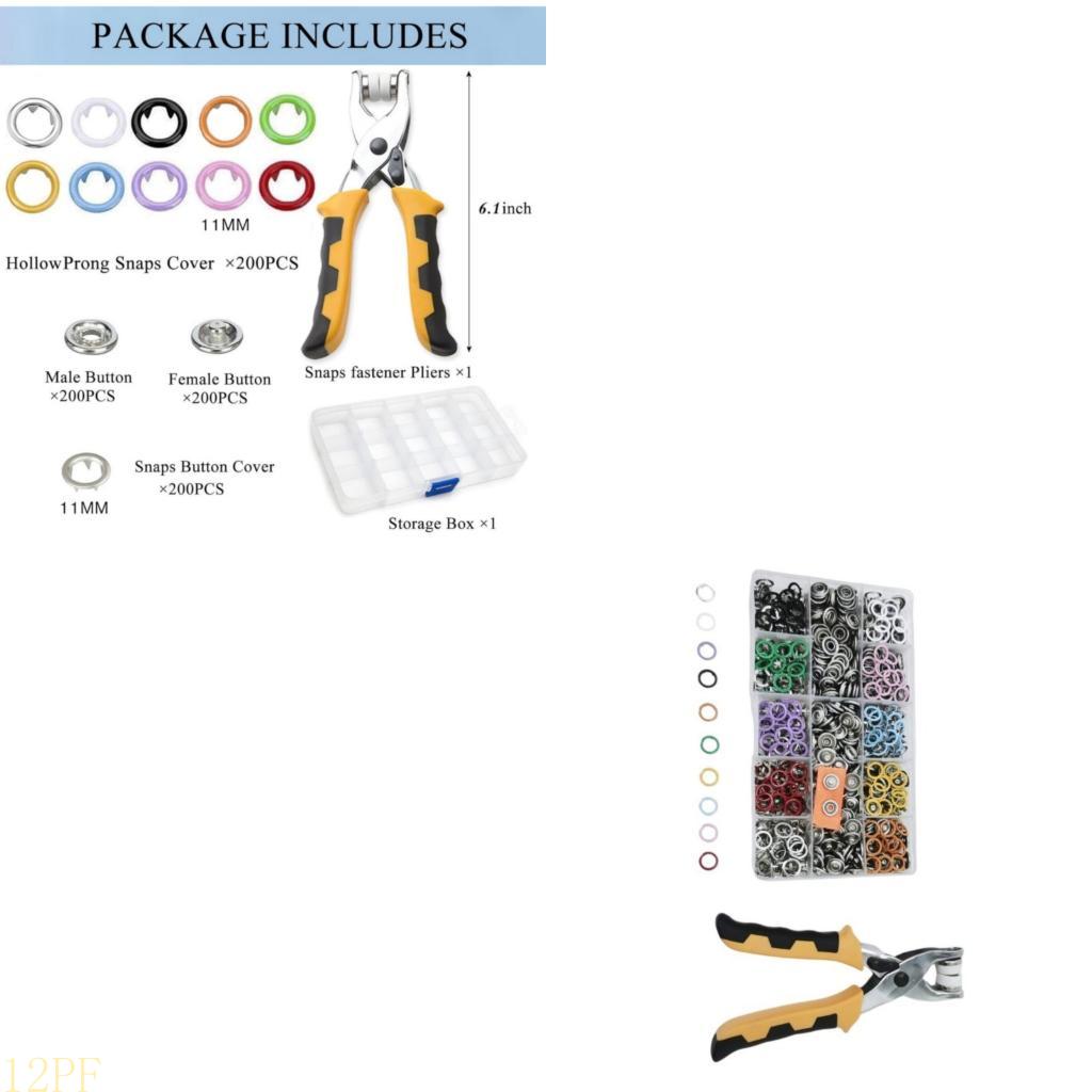 12PF 200set Metal With Fastene - Snap Plier Setter ulasan dan harga