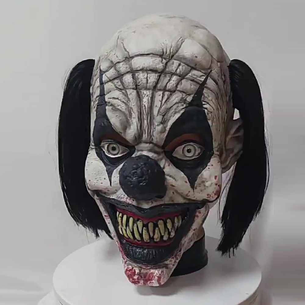 Scary Smile Clown Mask Cosplay - Briar Cosplay Prop ulasan dan harga
