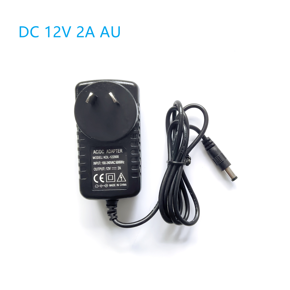 AC 110-240V DC 12V 2A Universa - Led El Wire ulasan dan harga