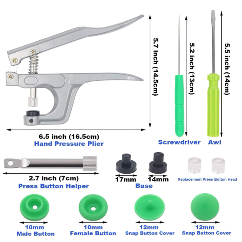 Snap Buttons and Snap Pliers T - Snap Plier Setter ulasan dan harga