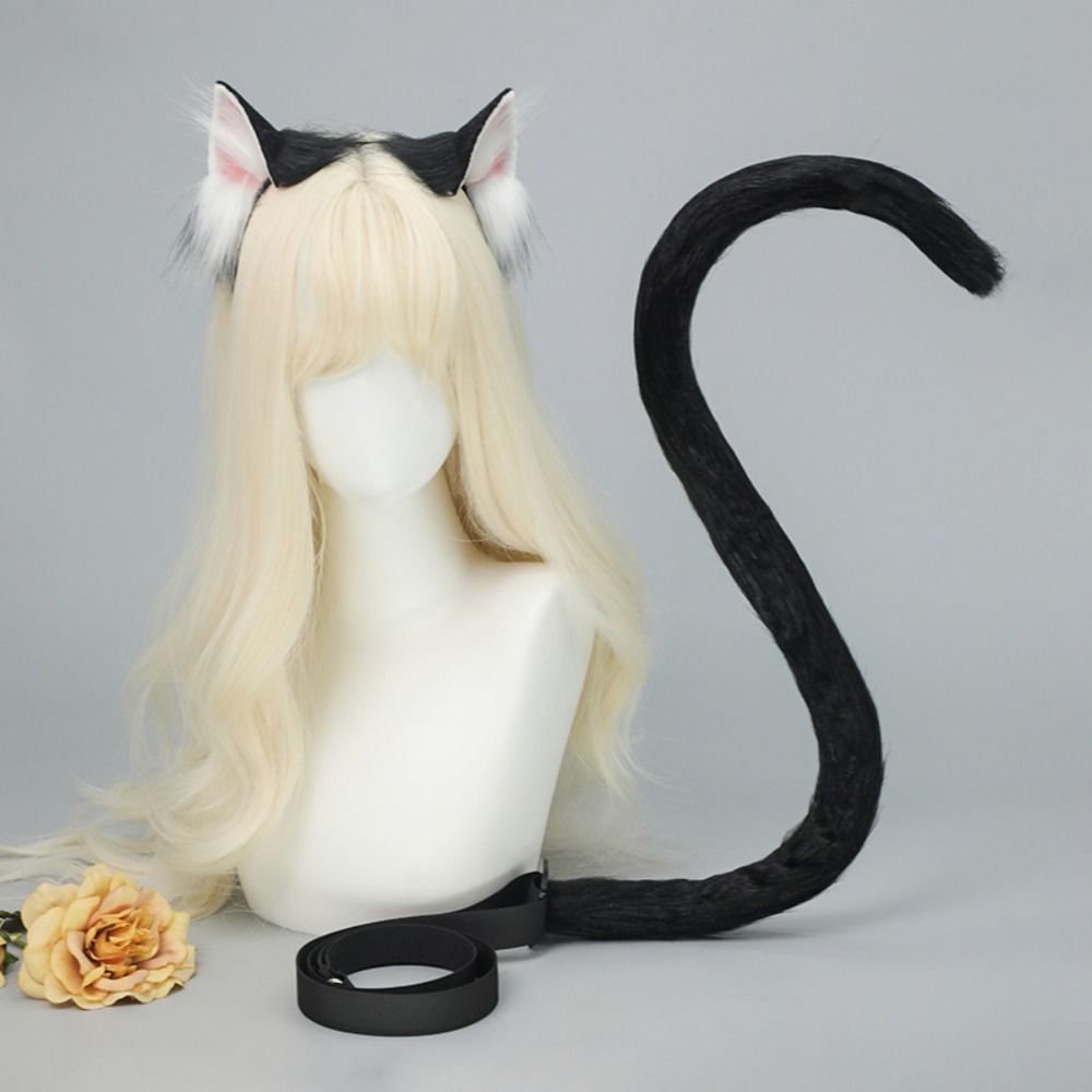 New Realistic Cat Ear Headband - Cosplay Prop Kit ulasan dan harga