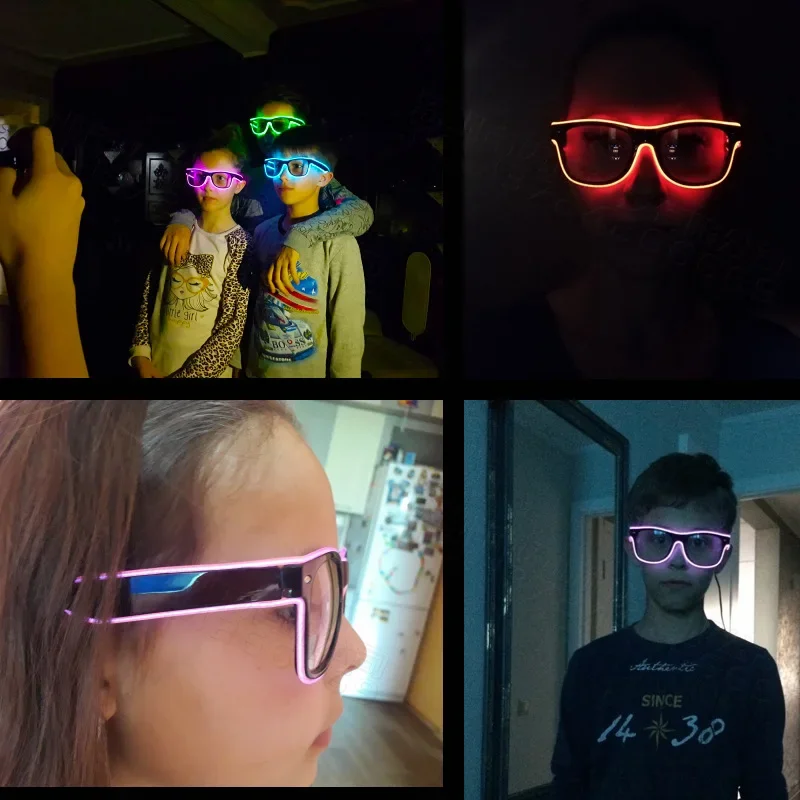 Flashing Glasses EL Wire LED G - Led El Wire ulasan dan harga