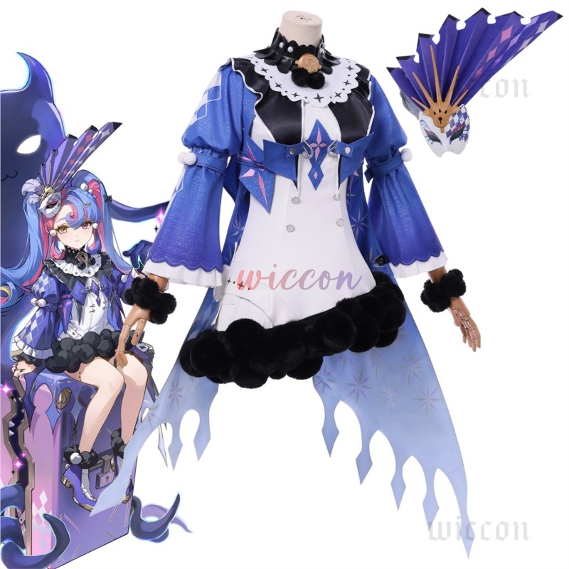 Roccia Cosplay Costume Wig Dre - Cosplay Floating Prop ulasan dan harga