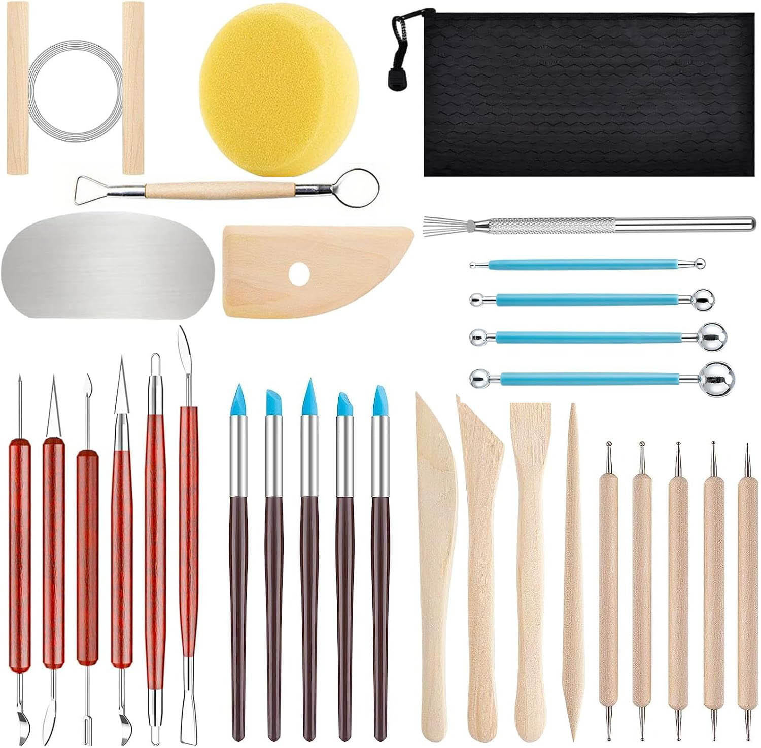31Pcs/set Art Ceramics Making  - Craft Knife Set ulasan dan harga