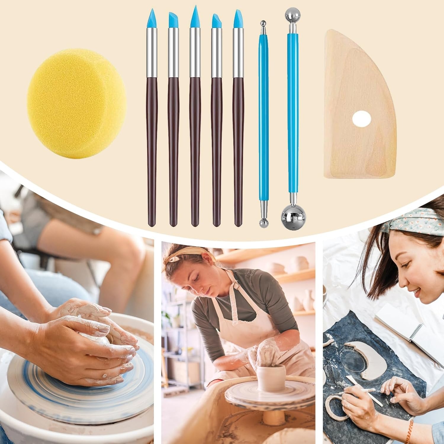 31Pcs/set Art Ceramics Making  - Craft Knife Set ulasan dan harga