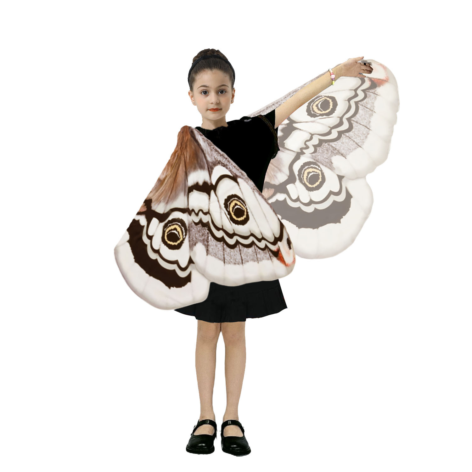 Kids Moth Wings Cape  Butterfl - Cosplay Floating Prop ulasan dan harga