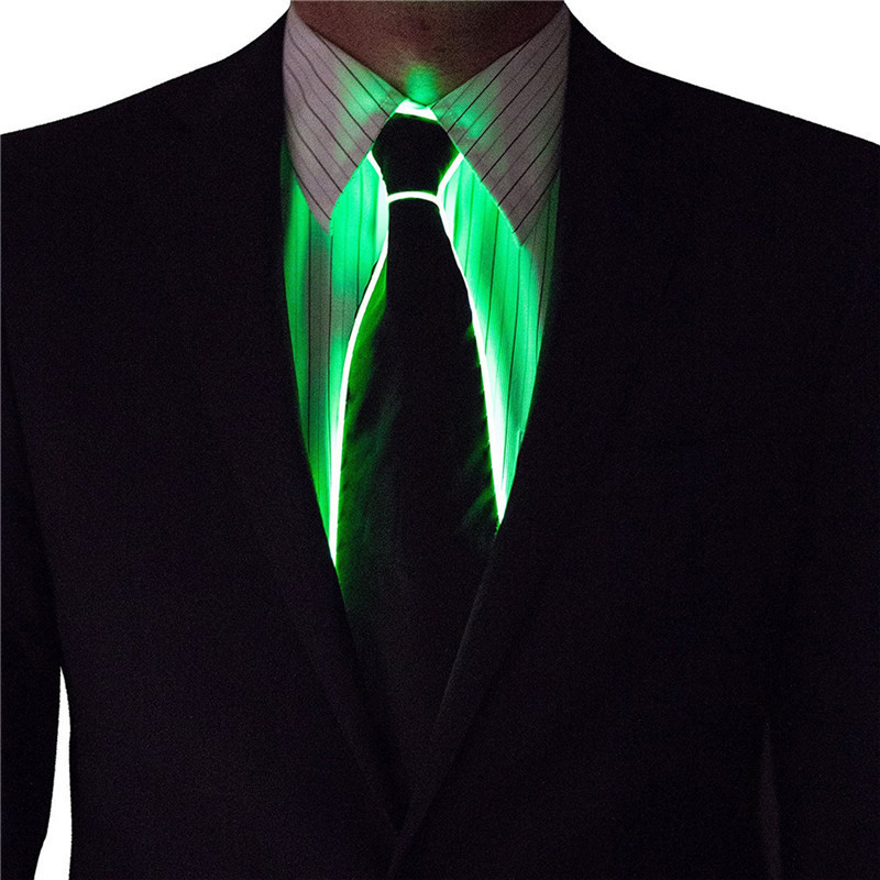 Men Glowing Tie EL Wire Neon L - Led El Wire ulasan dan harga