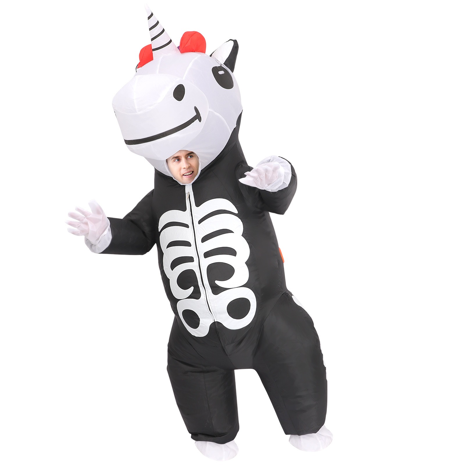 Rainbow Skeleton Unicorn Infla - Cosplay Prop Business ulasan dan harga