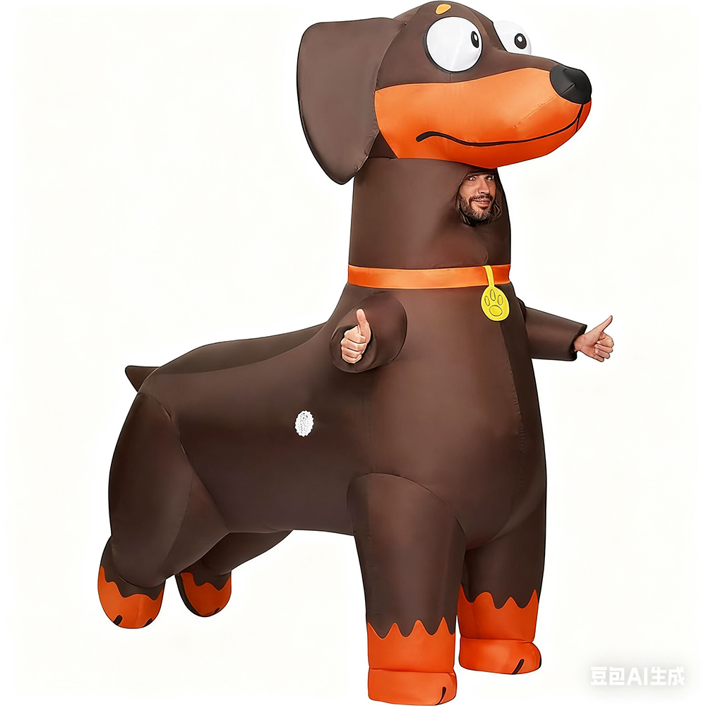 Dachshund Inflatable Suit Busi - Cosplay Prop Business ulasan dan harga