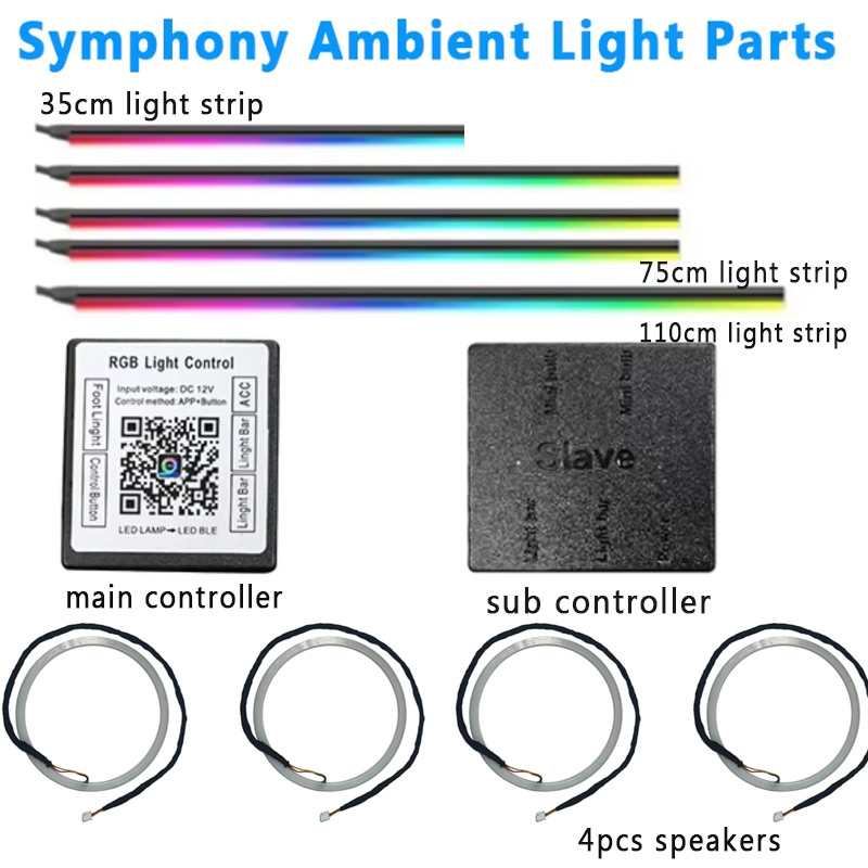18/22 IN 1 Atmosphere Lamp Par - Led El Wire ulasan dan harga