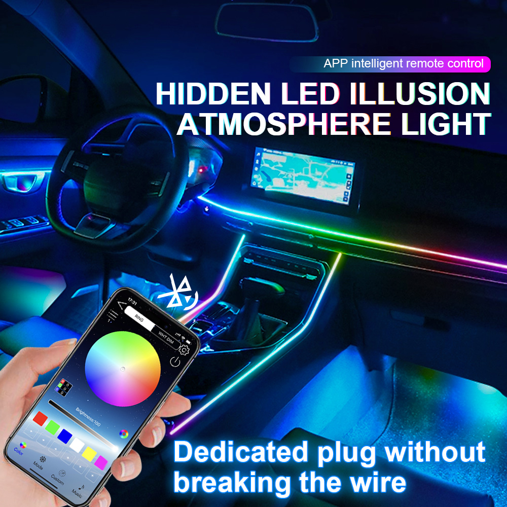 18/22 IN 1 Atmosphere Lamp Par - Led El Wire ulasan dan harga
