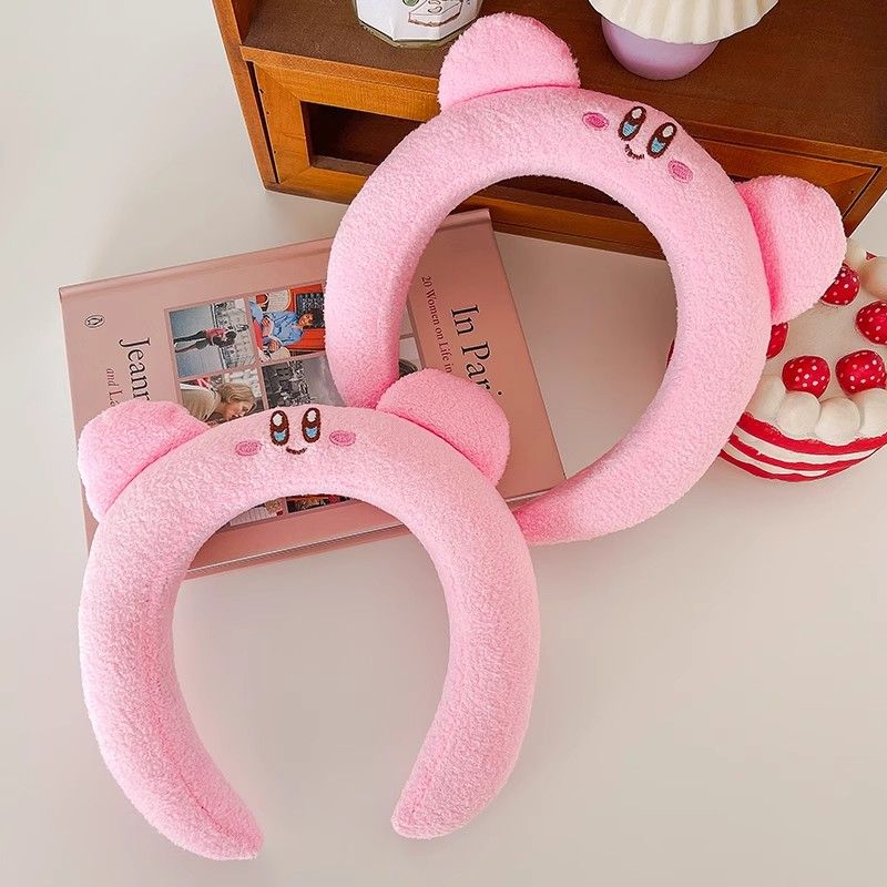 Lovely Pink Kirby Plush Hair H - Cosplay Floating Prop ulasan dan harga