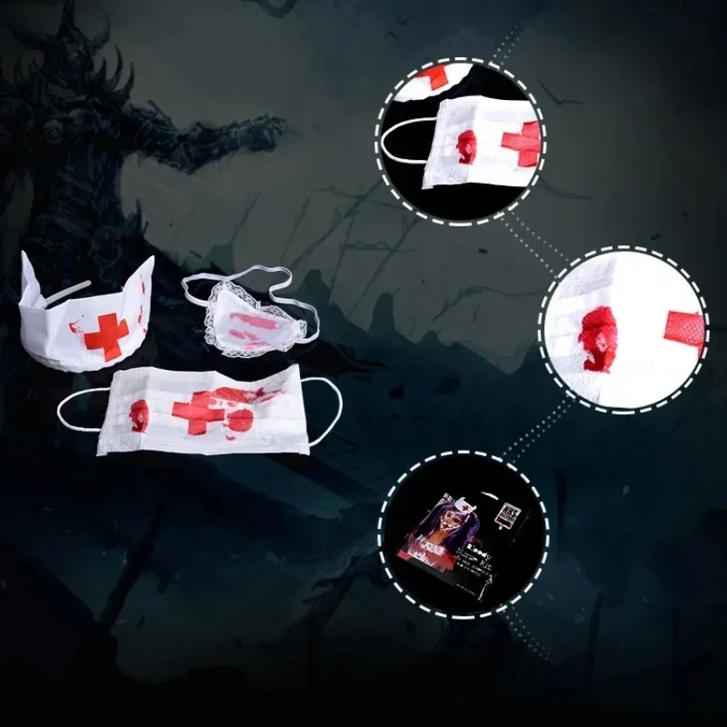 3pcs/Set Halloween Bloody Nurs - Cosplay Prop Kit ulasan dan harga