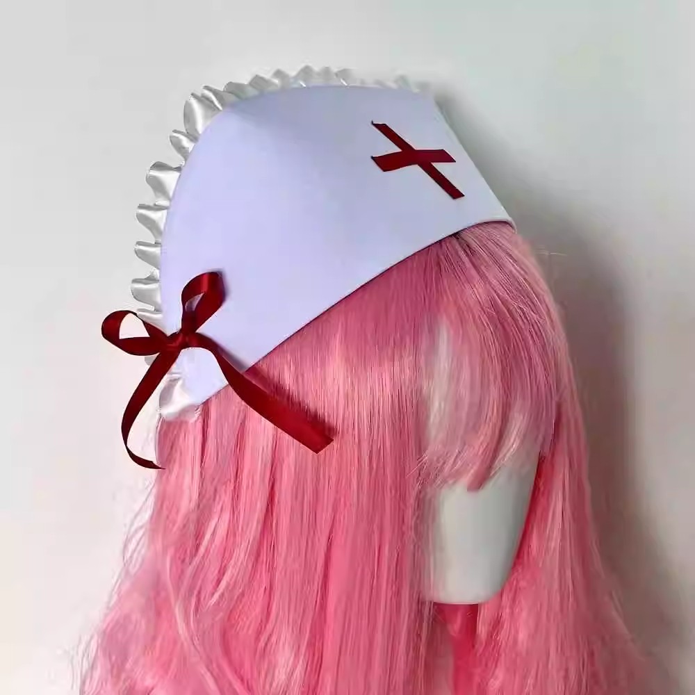 Cosplay nurse cap hat Accessor - Cosplay Floating Prop ulasan dan harga