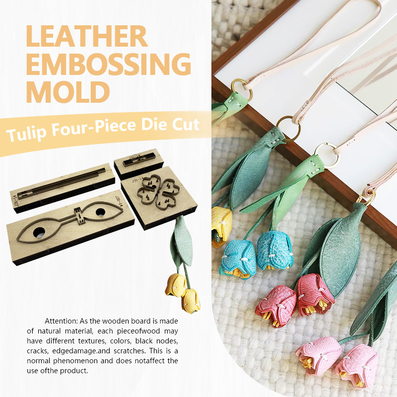 Leather Tulip Four-Piece Set K - Craft Knife Set ulasan dan harga