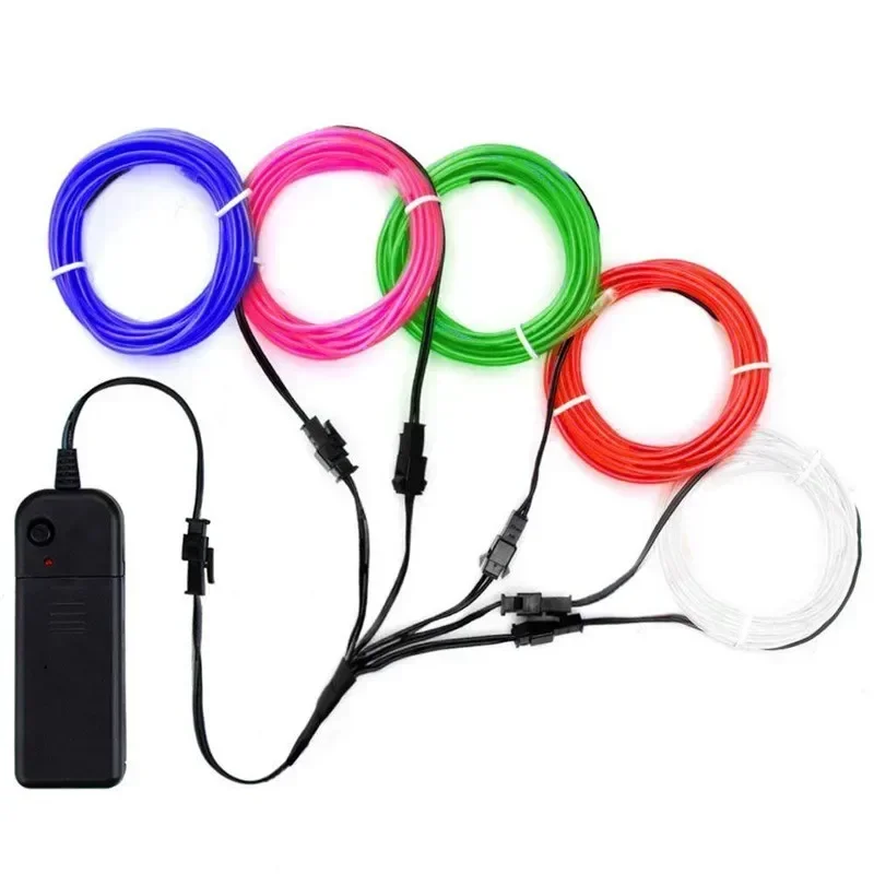 1M/3M/5M Flexible Neon Light B - Led El Wire ulasan dan harga