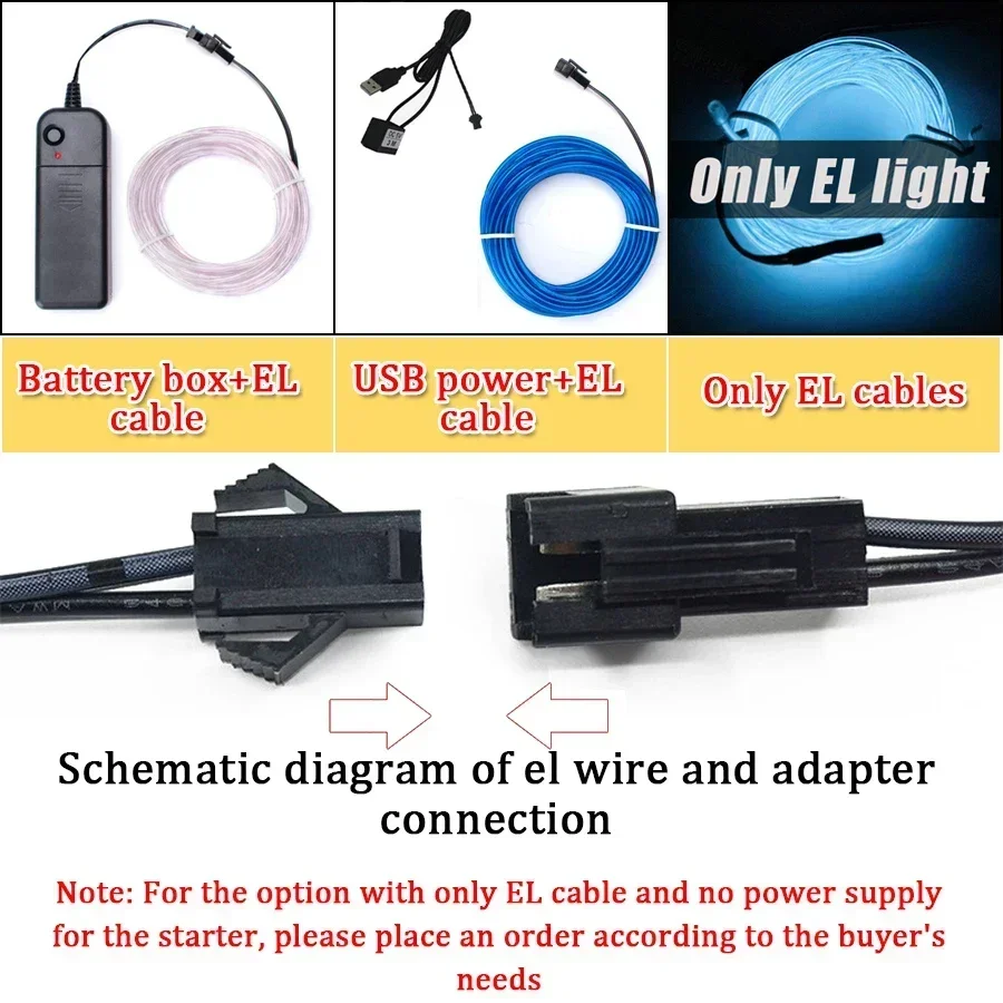 1M/3M/5M Flexible Neon Light B - Led El Wire ulasan dan harga